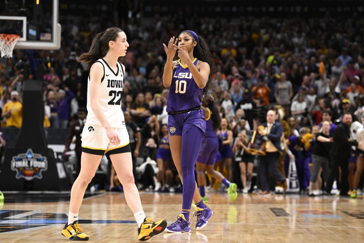 louisiana state university vs university of iowa, 2023 ncaa women's national championship