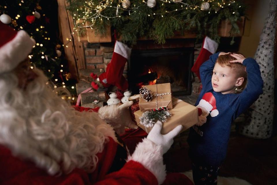 Child with Santa Claus