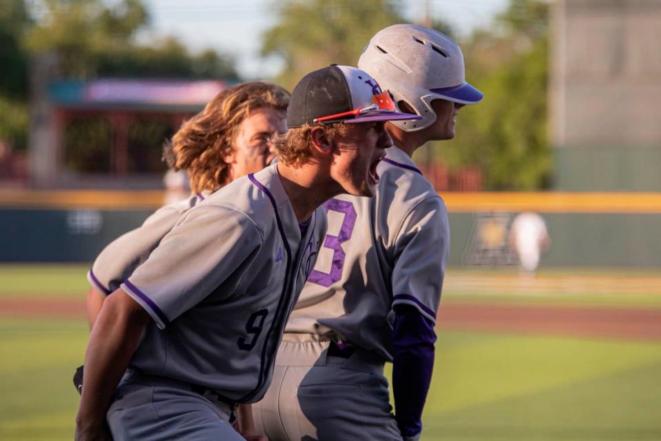 5A Baseball quarterfinals game between Valley Center and Eisenhower at Eck Stadium on Thursday, May 26, 2022.