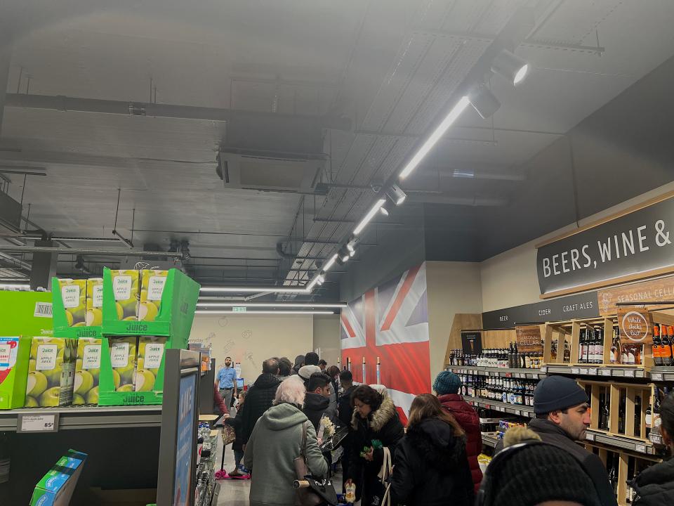 The line to check out in the UK.