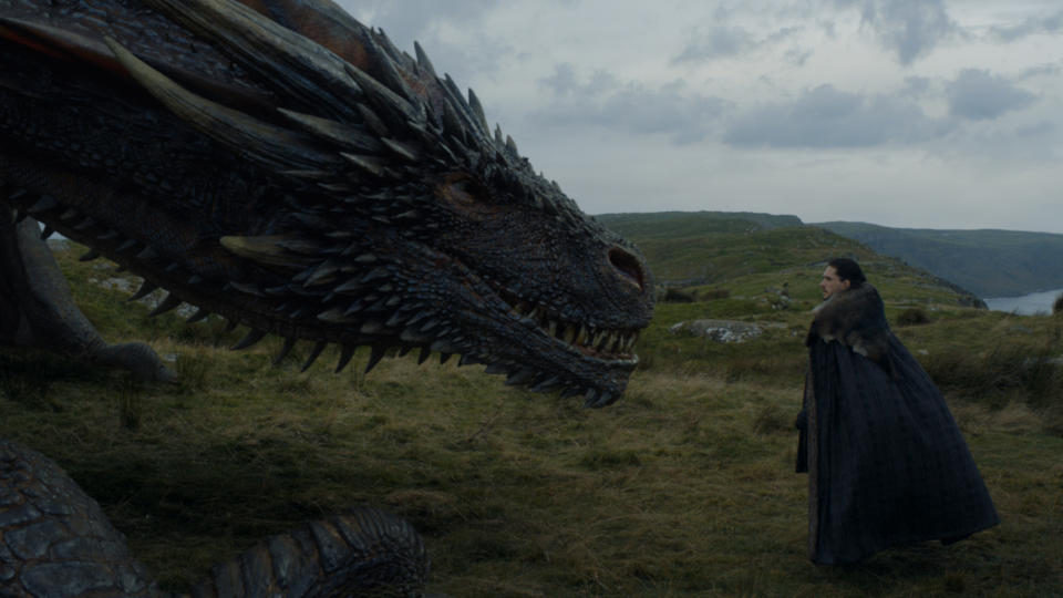 Jon Snow casually pet a dragon on “Game of Thrones,” and we’re not freaking out about it nearly enough