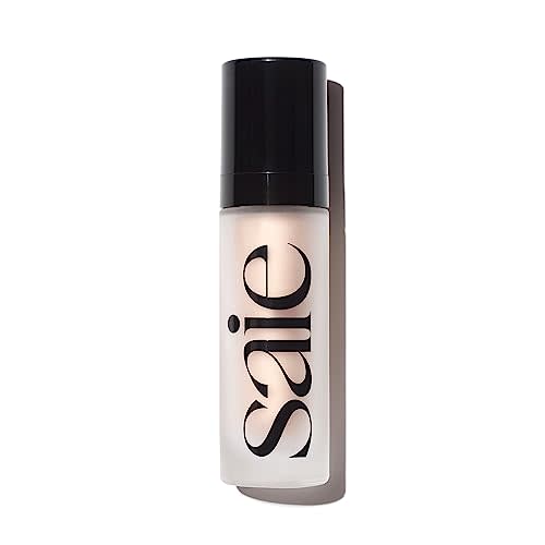 Saie Glowy Super Gel Lightweight Illuminator - Luminizer for Glowing Skin, Wear Alone or Under Makeup - Starglow (1 fl oz)