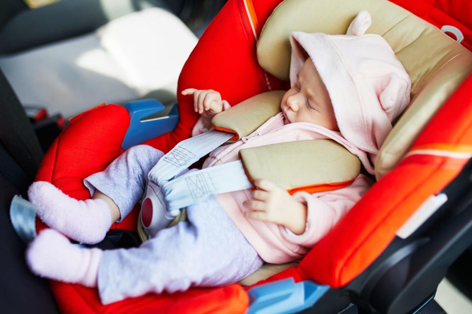 The Target car seat trade in event gives a place to donate seats they may have outgrown.