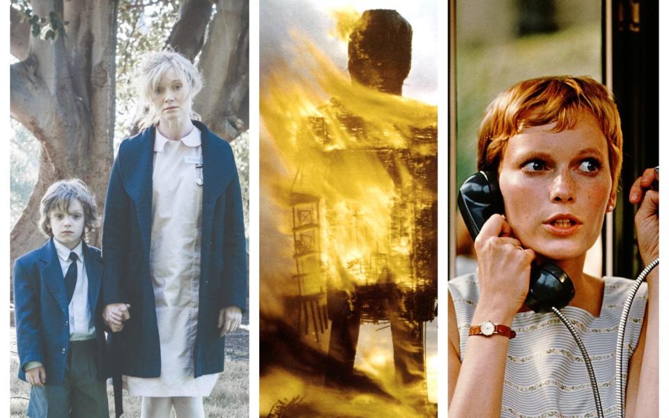 From l to r: The Babadook, The Wicker Man, Rosemary's Baby