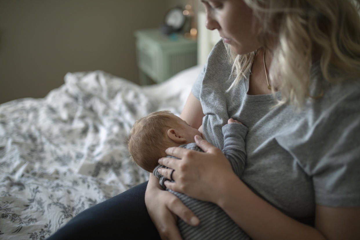 Is it safe to breastfeed a baby if your nipples are bleeding? [Photo: Getty]