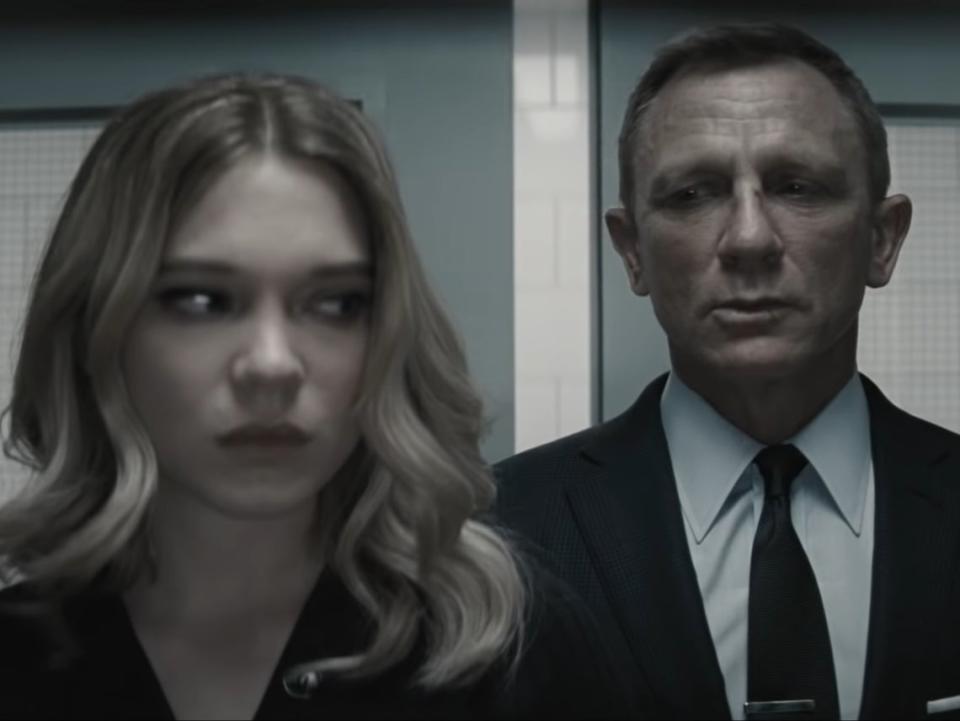 Lea Seydoux and Daniel Craig in ‘No Time To Die'Universal