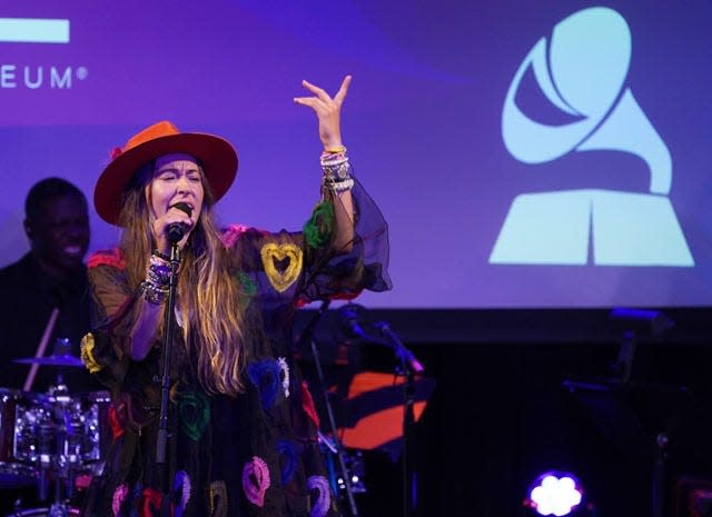 Singer Lauren Daigle honored Sheryl Crow by performing a cover of "Soak Up the Sun" at the April 30 Grammys on the Hill event in Washington, DC.