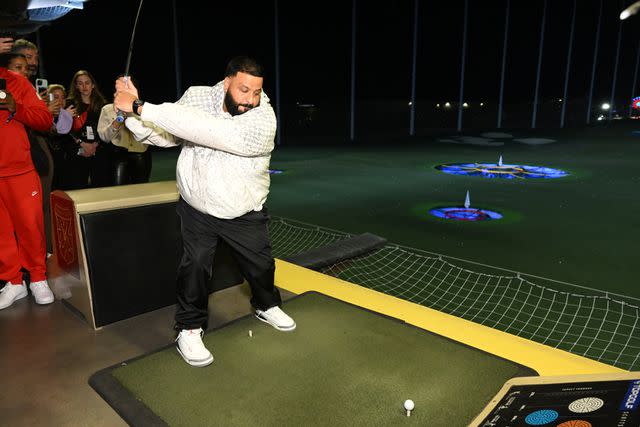 <p>Daniel Boczarski/Getty</p> DJ Khaled attends Michelob Ultra in Phoenix, Arizona in February 2023.