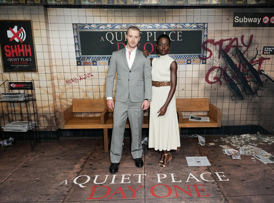 Joseph Quinn and Lupita Nyong’o