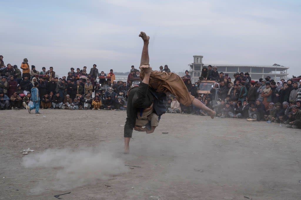 Afghanistan Traditional Wrestling (Copyright 2021 The Associated Press. All rights reserved.)