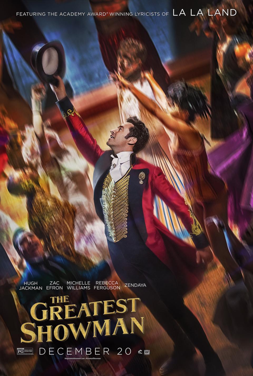 Hugh Jackman as P.T. Barnum