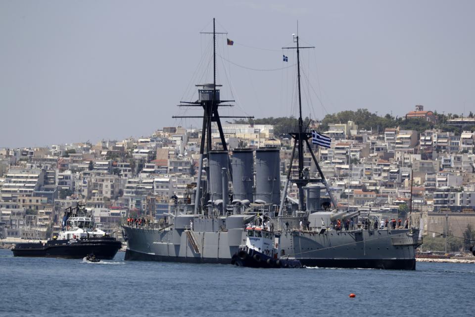 Greece battle ship