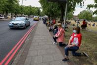 Black Lives Matter protest in Kew, London