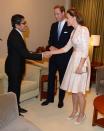 Kate Middleton en visite au jardin botanique de Singapour le 11 septembre 2012.