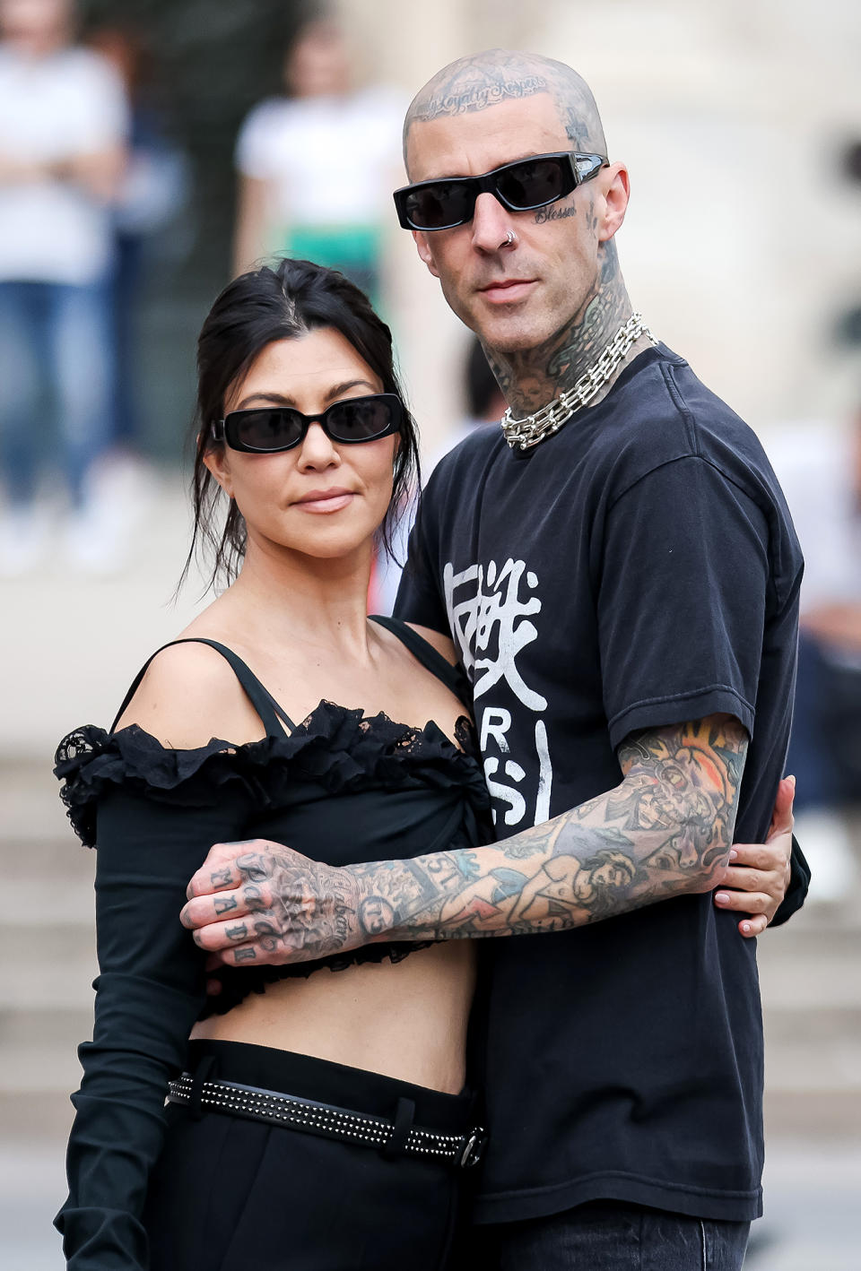 Kourtney Kardashian and Travis Barker