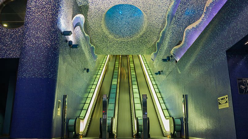 Toledo Station in Naples, Italy.