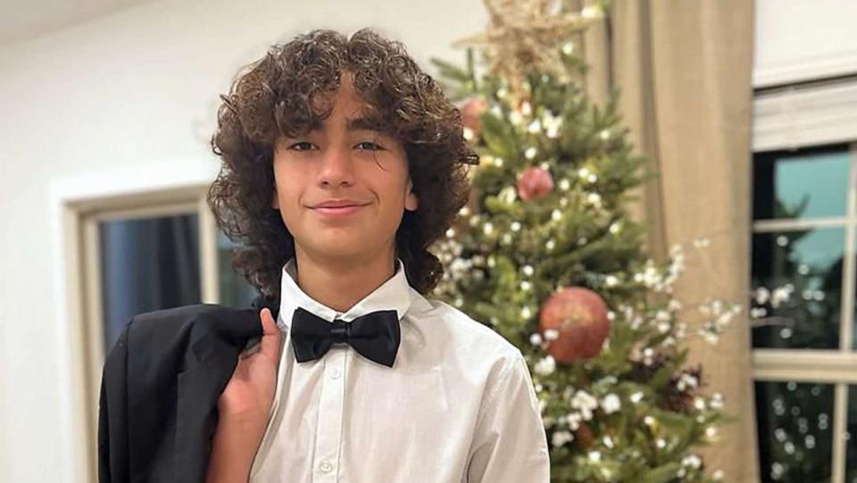 PHOTO: Mathias Uribe, 14, is pictured in a photo taken in December 2022. (Edgar Uribe)
