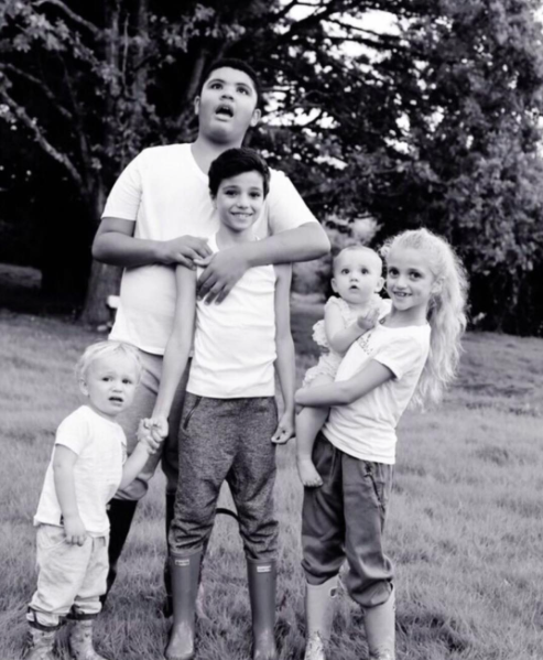 Junior, Princess, Jett, Bunny (Katie Price and Peter Andre, Kieran Hayler)