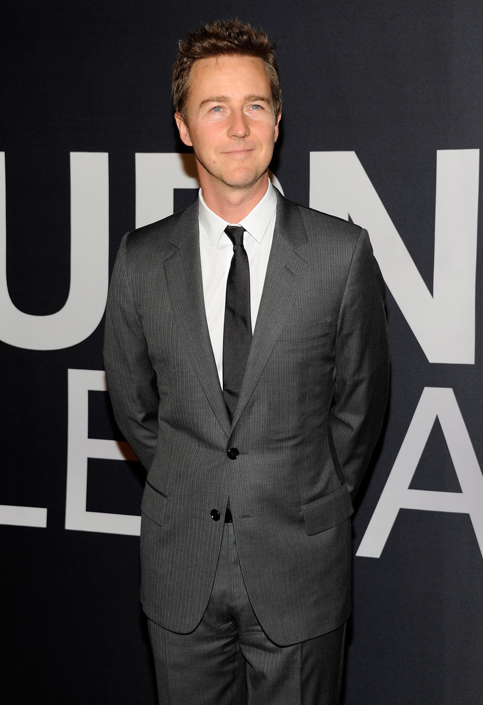 FILE In this July 30, 2012 file photo, actor Edward Norton attends the world premiere of "The Bourne Legacy" at the Ziegfeld Theatre in New York. Norton, Jonah Hill, Snoop Dogg and several other stars are slated to play in a celebrity tournament of the popular online game "Words With Friends" for charity beginning Sept. 27, 2012. (Photo by Evan Agostini/Invision/AP, File)