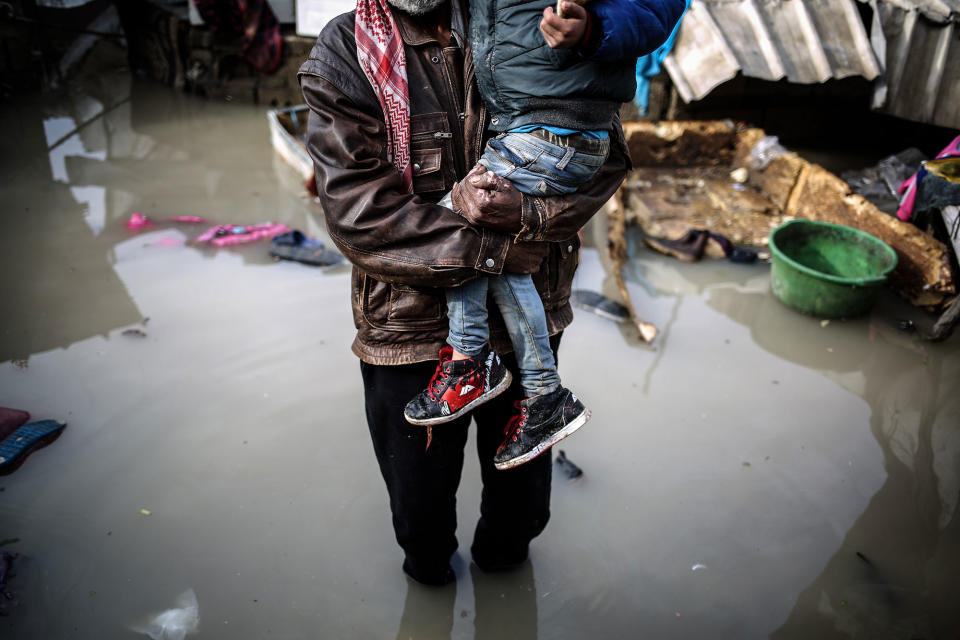 Heavy rains, flooding force evacuations in the Gaza Strip