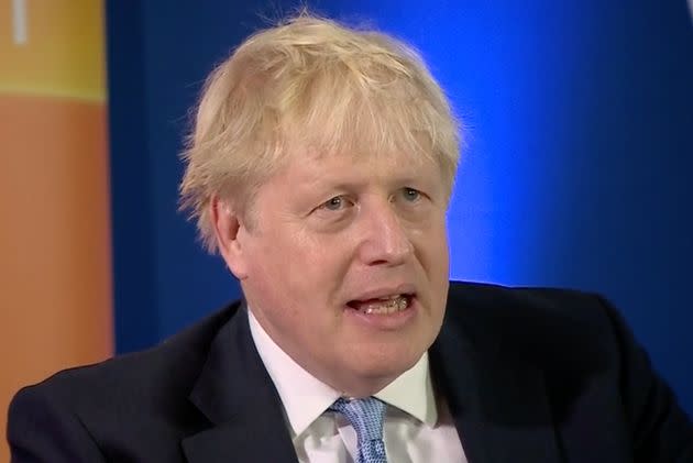 Boris Johnson left people scratching their heads after his explanation on the HGV driver shortage (Photo: Twitter @BBCBreakfast)