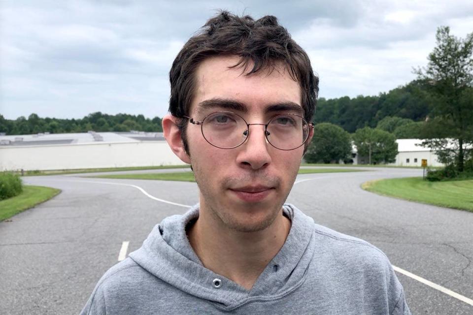 Jacob Ramirez, 21, worked for Mitchell Gold + Bob Williams furniture company in his hometown of Taylorsville before the company abruptly closed in August. Now he’s considering pursuing an acting career. JEFF SINER/jsiner@charlotteobserver.com