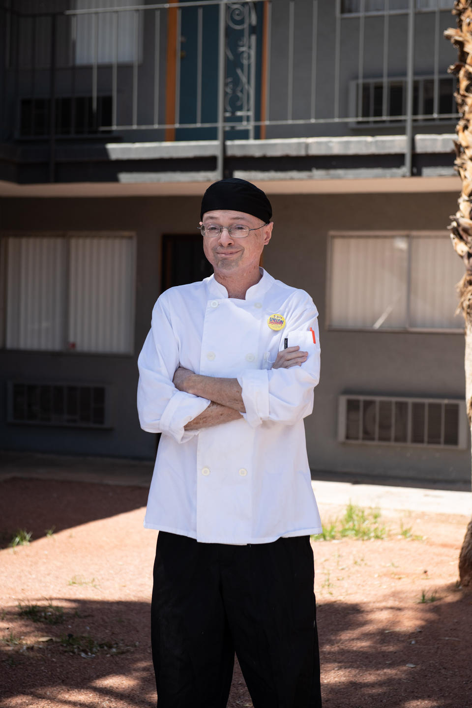 Shawn Best, 38, Cook, Las Vegas. Best loved his job as the “breakfast guy” at the Cosmopolitan, where he’d worked since the hotel opened nearly a decade ago. Now when he talks to his parents in Buffalo, N.Y., he says, “I feel like I’m the retired one while my parents are still working.” Since receiving his last paycheck in mid-April, he’s been using his unemployment benefits and the stimulus check to pay his bills and buy food. | Daniella Zalcman for TIME