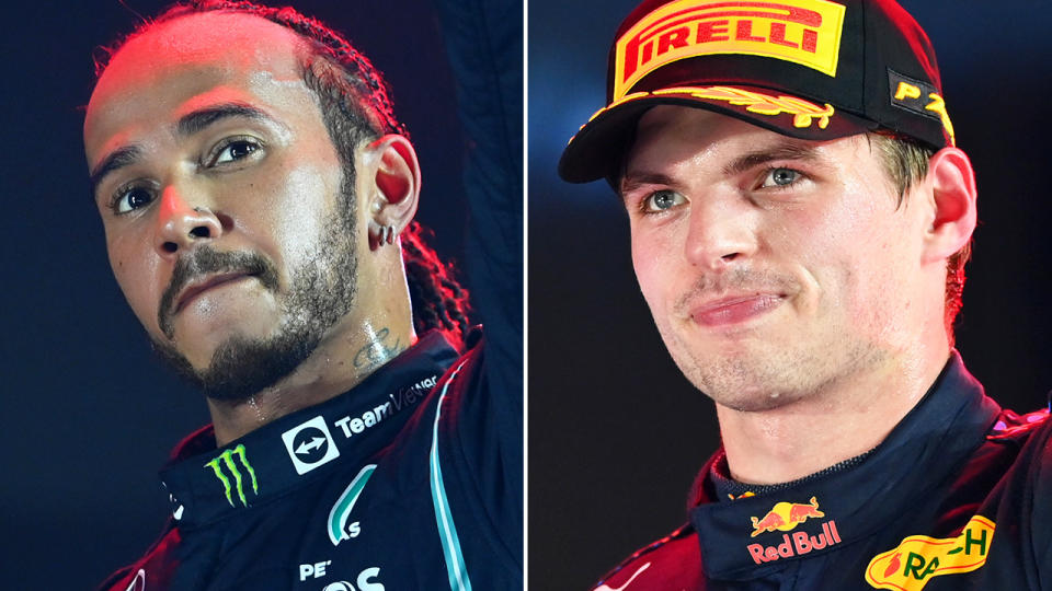 Lewis Hamilton and Max Verstappen are even on points heading into the Formula One season finale.