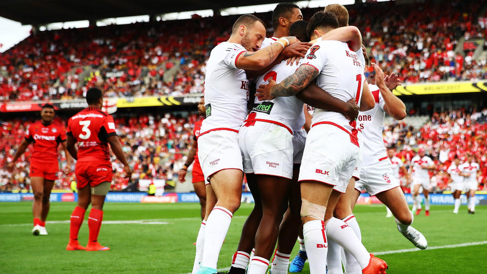 England looked in control before Tonga’s fightback