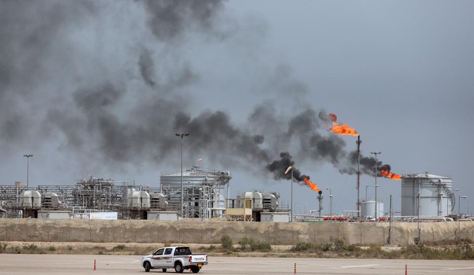 A view shows the Iraq’s Majnoon oilfield near Basra (REUTERS)