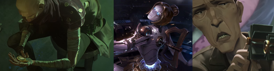 Singed and Orianna. (Photos: Riot Games/Netflix)