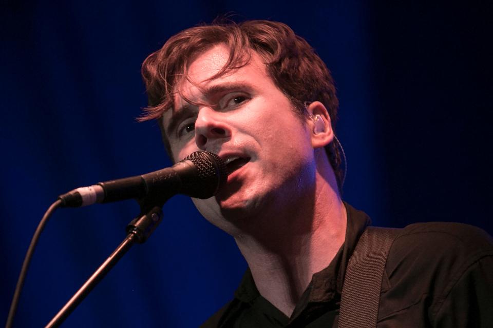 Jim Adkins of Jimmy Eat World performs in 2017 at The Gatsby during South by Southwest.