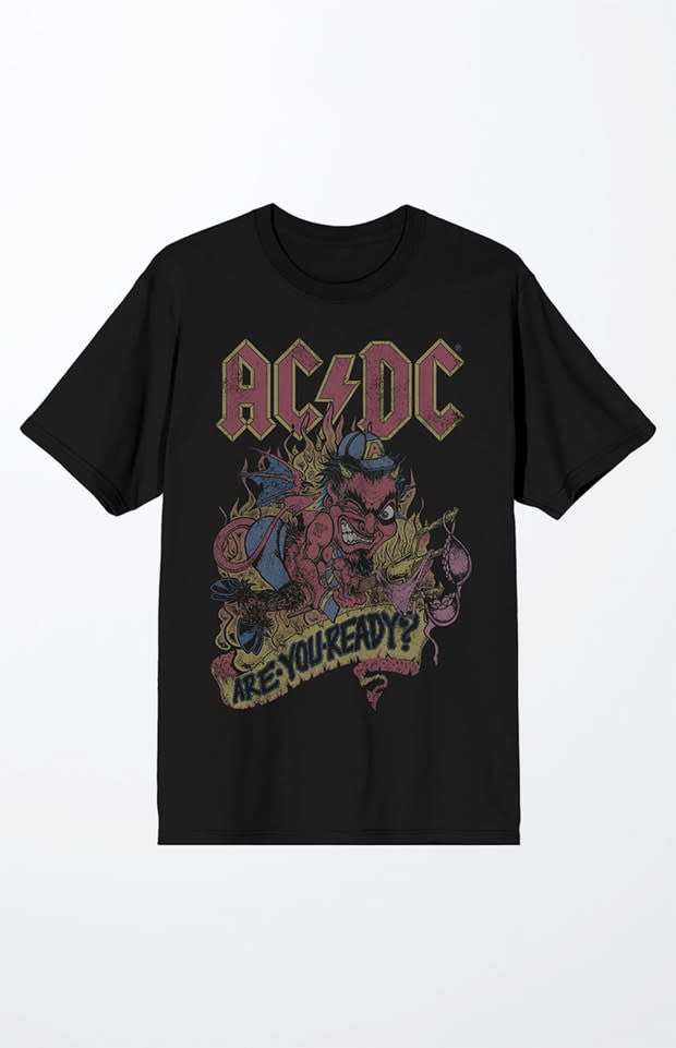 <p>Bioworld ACDC Band T-Shirt, $28, <a href="https://rstyle.me/+5uW5EV1LT9WCryjdD92Tqw" rel="nofollow noopener" target="_blank" data-ylk="slk:available here;elm:context_link;itc:0;sec:content-canvas" class="link ">available here</a> (sizes S-XXL)</p>