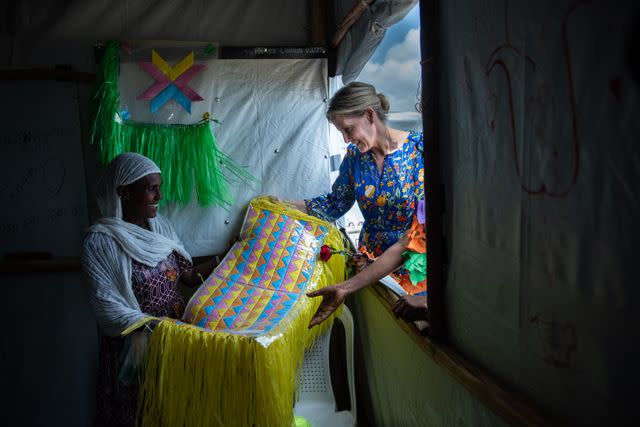 <p>UNICEF Ethiopia 2023 Demissew Bizuwerk</p> Sophie, Duchess of Edinburgh at the camp in Tigray, Ethiopia