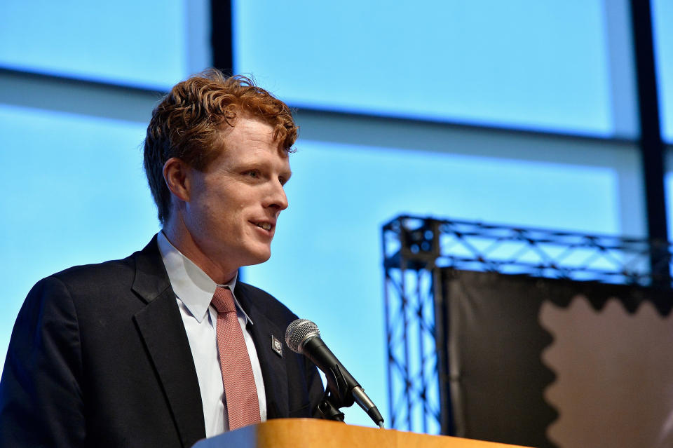 Rep. Joseph Kennedy III (D-Mass.) delivered the official Democratic response to President Donald Trump's State of the Union speech. (Photo: Paul Marotta/Getty Images)