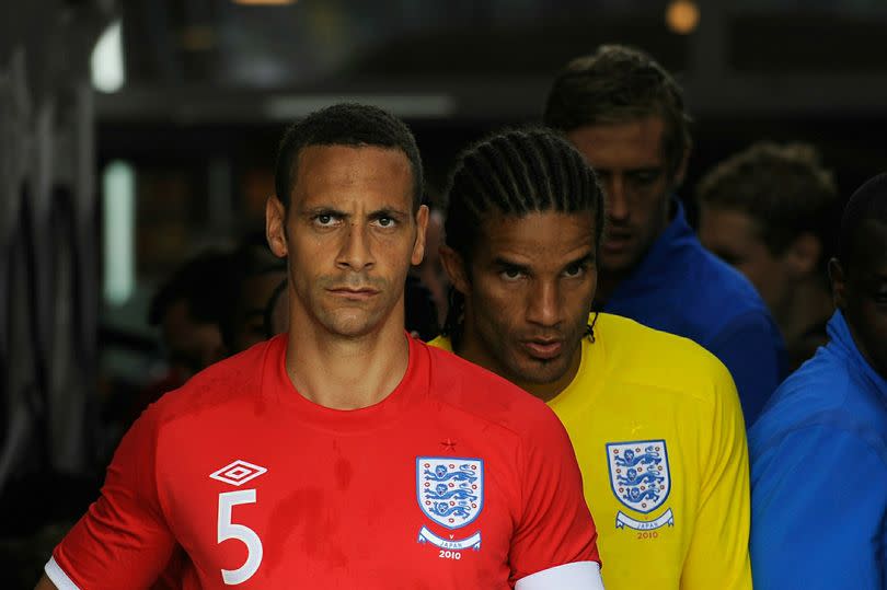 Rio Ferdinand and David James