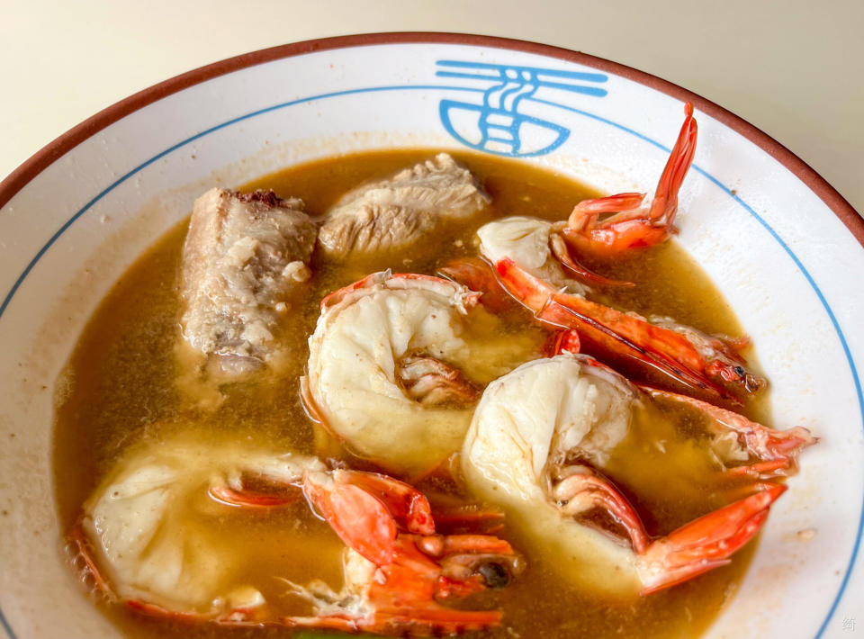 Adam Rd (三哥) Prawn Noodle - Prawn & Pork Rib Soup Prawn Mee