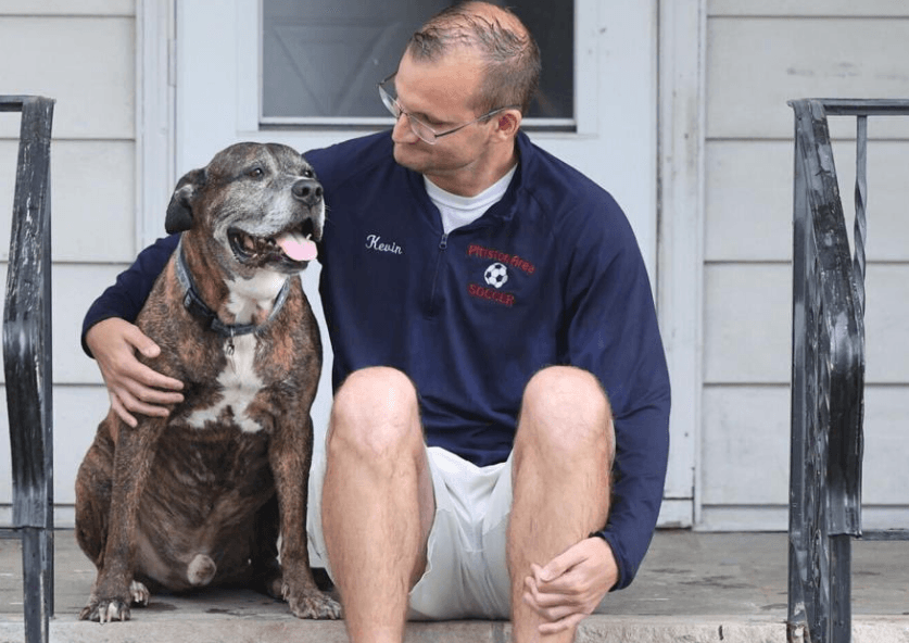 搜救犬梅洛上月被診斷為淋巴癌末期，可能活不過6月，飼主為牠舉辦「最後散步」活動。（翻攝自推特@dog_rates）