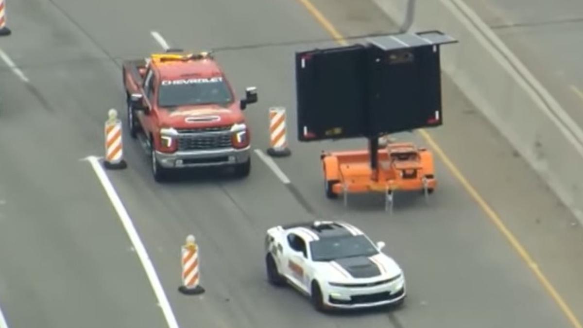 NASCAR Track Sends in a Jet Dryer to Help with I-95 Bridge Rebuild