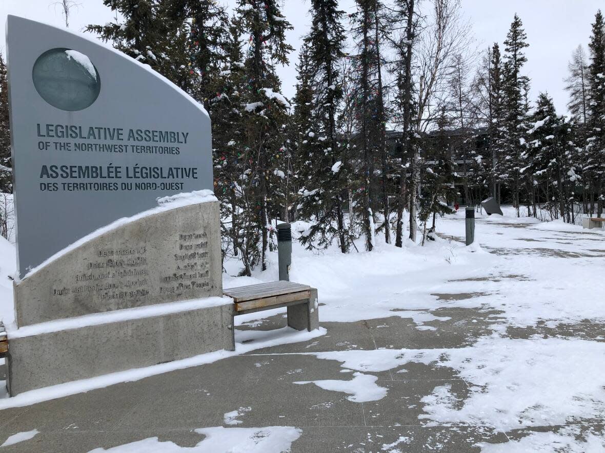 The N.W.T. passed a $328-million budget Thursday for the 2023-24 fiscal year. The budget is more than a third smaller than the previous year's $502-million plan in an effort to be more realistic about what the territory can accomplish.  (Natalie Pressman/CBC - image credit)