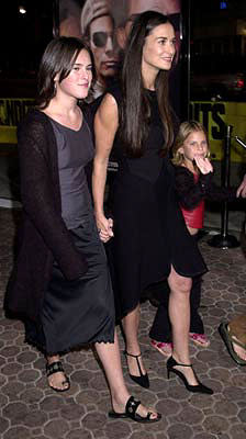 Rumer Willis , Demi Moore and Tallulah Belle Willis at the Westwood premiere of MGM's Bandits