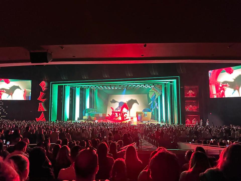 Katy Perry performing in Las Vegas