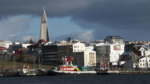 Une photo de la capitale de l'Islande, Reykjavik, le 25 avril 2013 - Halldor Kolbeins, AFP/Archives