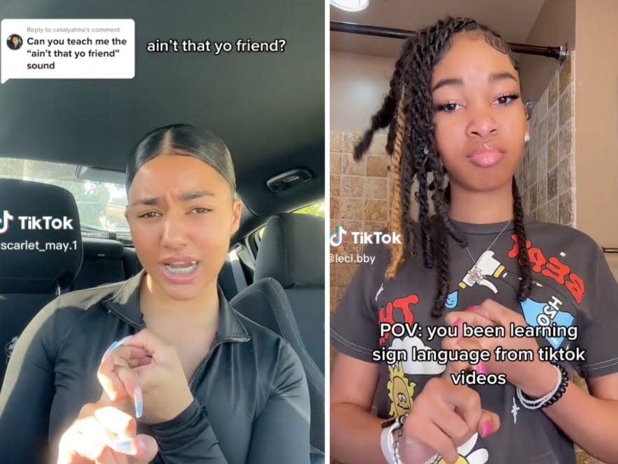 asl on tiktok screenshots