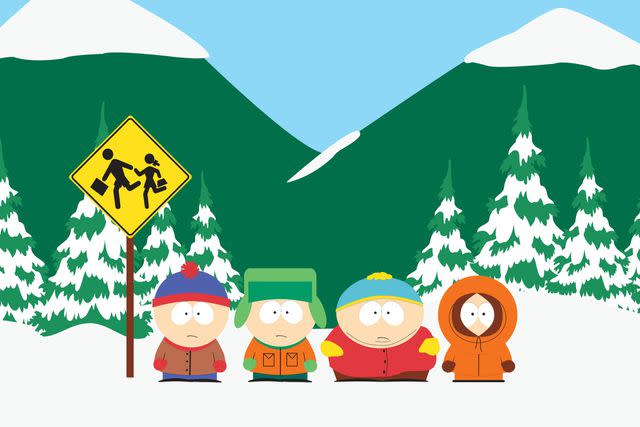 Comedy Central (From left to right) Stan, Kyle, Cartman, and Kenny of 'South Park'