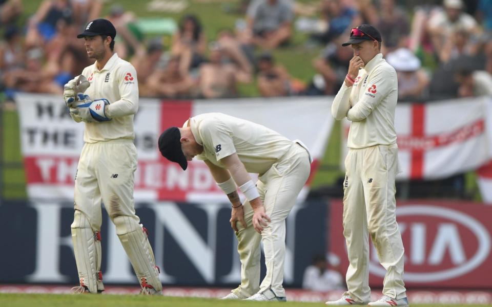 England toiled in the field on day two in Kandy - Getty Images Europe