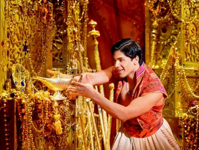 Adi Roy plays Aladdin in the Disney Broadway production of the current touring show that reaches Florida in January 2023.