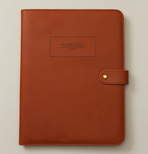 Mod Work Folio in Cognac