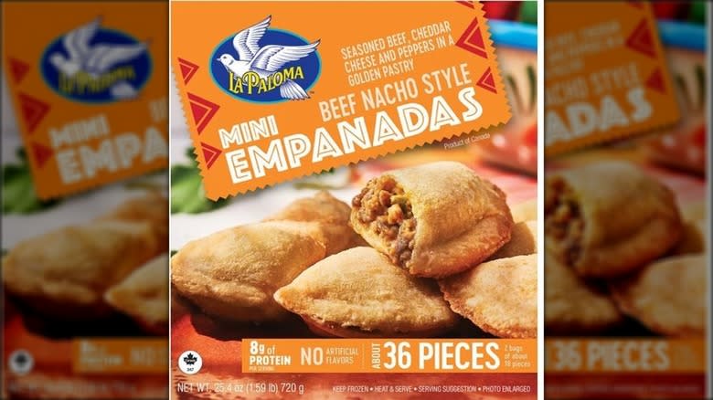 la paloma beef nacho empanadas