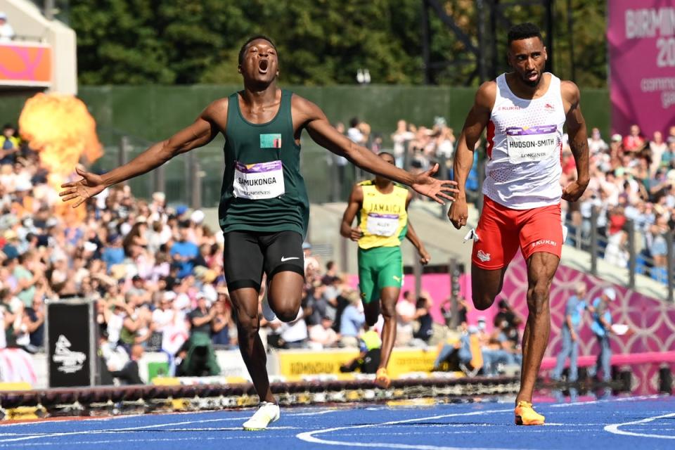 Samukonga edges out Hudson-Smith for gold in Birmingham (Getty)